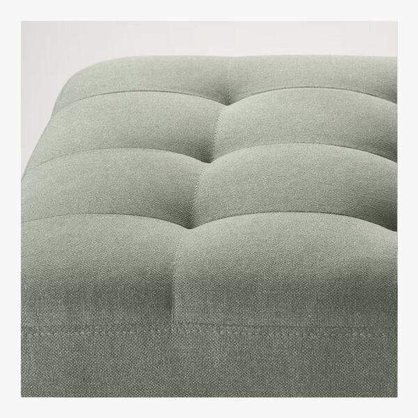 Footstool, Gunnared light green/metal