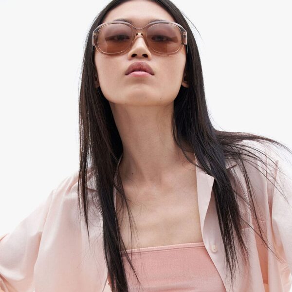 Bottega Veneta Angle Acetate Square Sunglasses