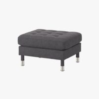 Footstool, Gunnared light green/metal