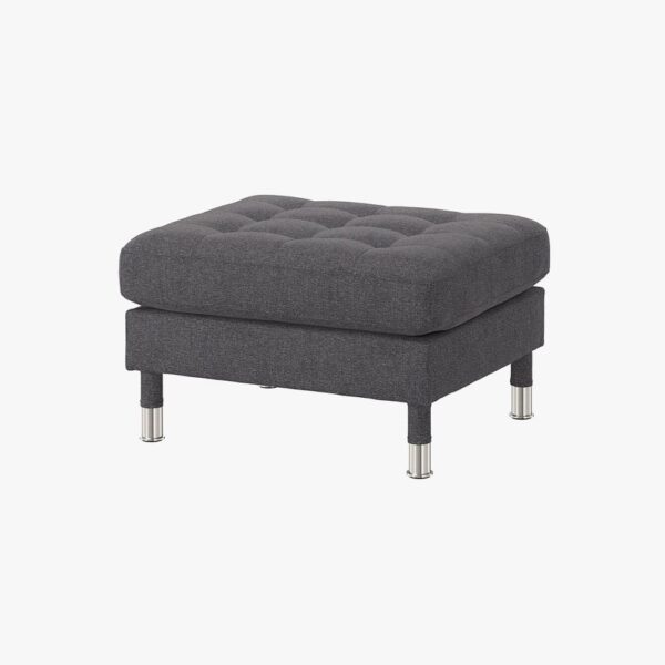 Footstool, Gunnared light green/metal