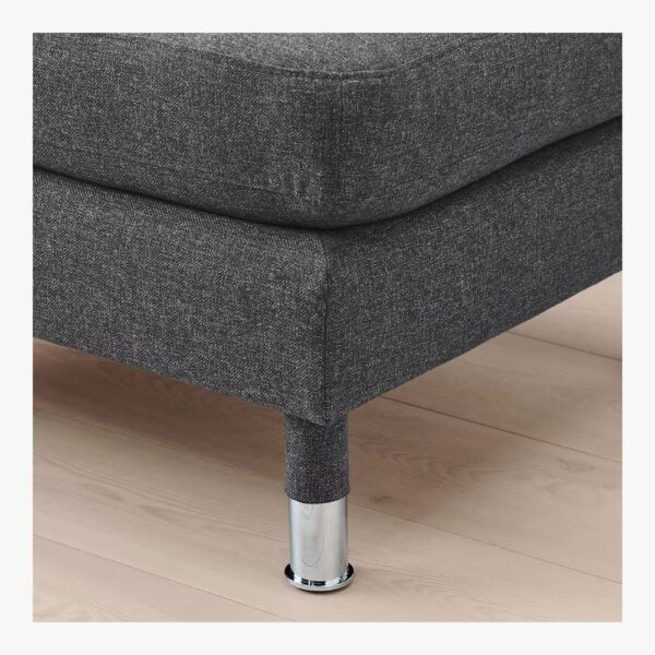 Footstool, Gunnared light green/metal