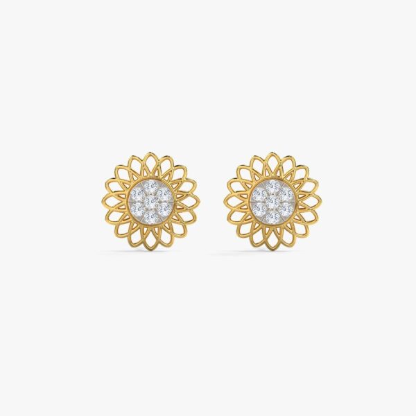 Evie Detachable Diamond Stud Earrings