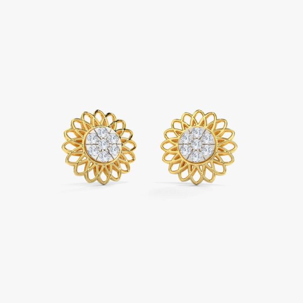 Evie Detachable Diamond Stud Earrings