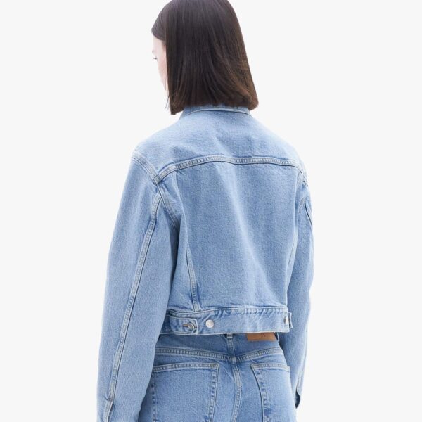 Women's Classic Denim Jacket-Motorcycle Edition