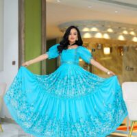 Habesha Chiffon Wedding Dress for Women – Ethiopian & Eritrean Traditional Bridal Gown
