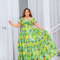 "አዲስ! ዘመናዊና ማራኪ የሐበሻ ቀሚሶች - ውብ በሆኑ ዲዛይኖች New! Flowing Modern Habesha Dress - Vibrant Prints