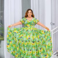 "አዲስ! ዘመናዊና ማራኪ የሐበሻ ቀሚሶች - ውብ በሆኑ ዲዛይኖች New! Flowing Modern Habesha Dress - Vibrant Prints