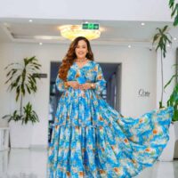 "አዲስ! ዘመናዊና ማራኪ የሐበሻ ቀሚሶች - ውብ በሆኑ ዲዛይኖች New! Flowing Modern Habesha Dress - Vibrant Prints