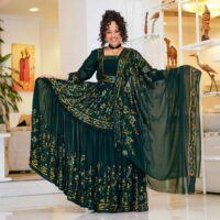 New Modern Chiffon Habesha Kemis with Gold Tilf | Fidel Markato