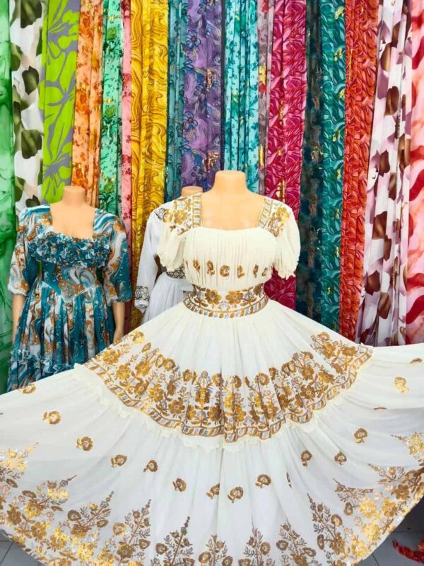 dress ሽፎን ዲዛይን ethiopian and eritrean chiffon dress new ሽፎን ቀሚስ