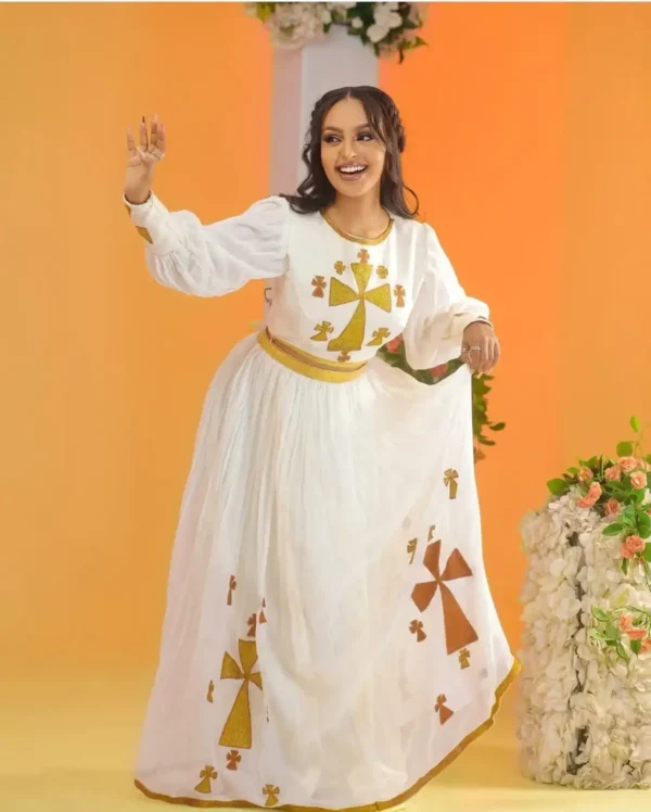 il_1140xN.4936468726_1u8i.webp Habesha Crop Top & Skirt Dress – Ethiopian & Eritrean Traditional Fashion for Women