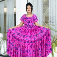 Premium Floral Habesha Chiffon ሽፎን ዲዛይን Dresses - Modern Ethiopian & Eritrean Traditional Maxi Gowns