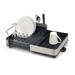 የእቃ ማድረቂያ Extend Steel Expandable Dish Rack